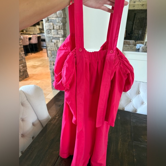 NEW Zara Fuchsia Ruffle Dress - Picture 6 of 7